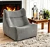 One-Piece Foam Sofa | Ergonomic Lounge Sofa with Plush Fabric & Lumbar Support
